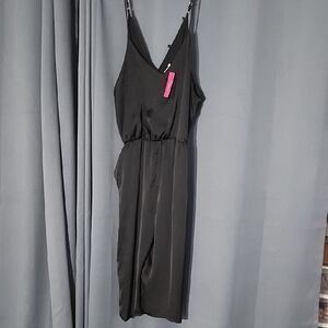 NWT Xhilaration Black V-Neck Jumpsuit